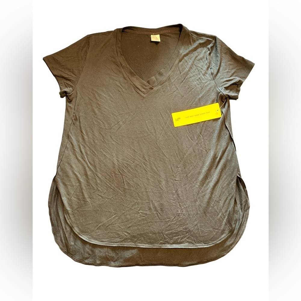 Lole Black Short Sleeve Tee Essential Comfort